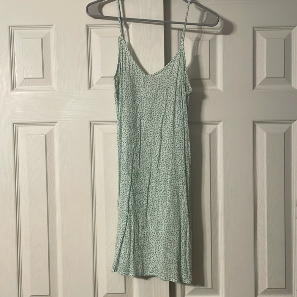 Billabong Blue and Green Floral Dress